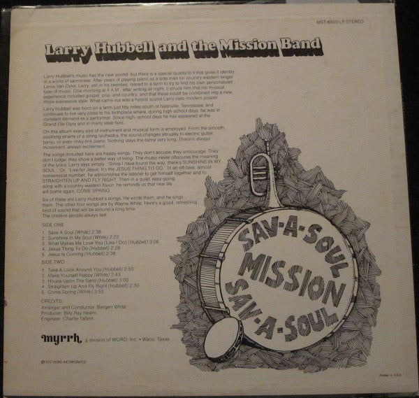 Larry Hubbell and the Mission Band - Larry Hubbell and the Mission Band