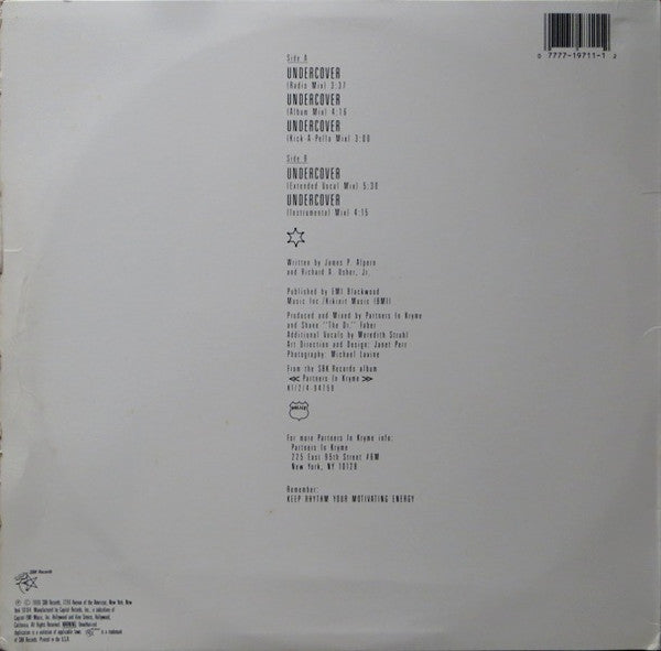12" Single: Partners In Kryme - Undercover
