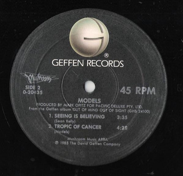 12" Single: Models - Out Of Mind Out Of Sight