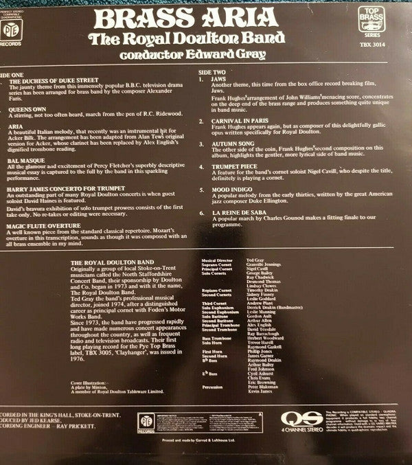 The Royal Doulton Band, Edward Gray - Brass Aria