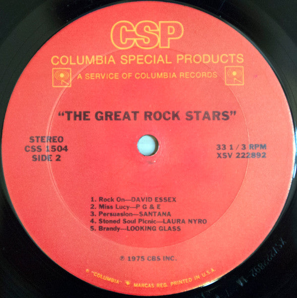 Various - The Great Rock Stars