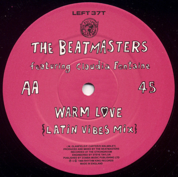 12" Single: The Beatmasters - Warm Love