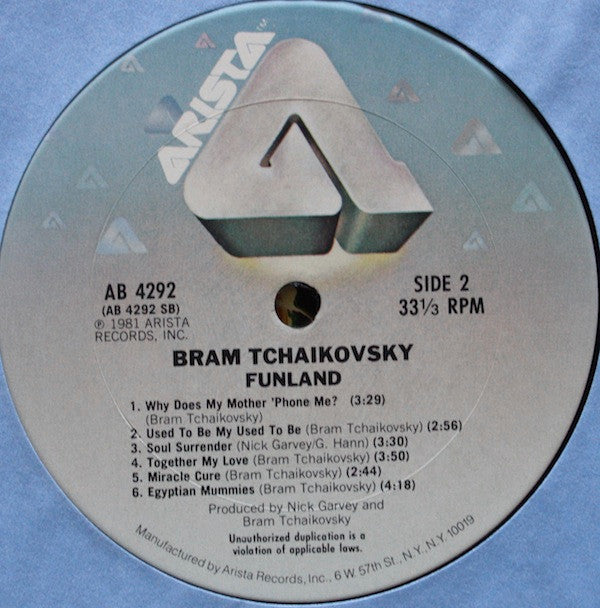 Bram Tchaikovsky - Funland