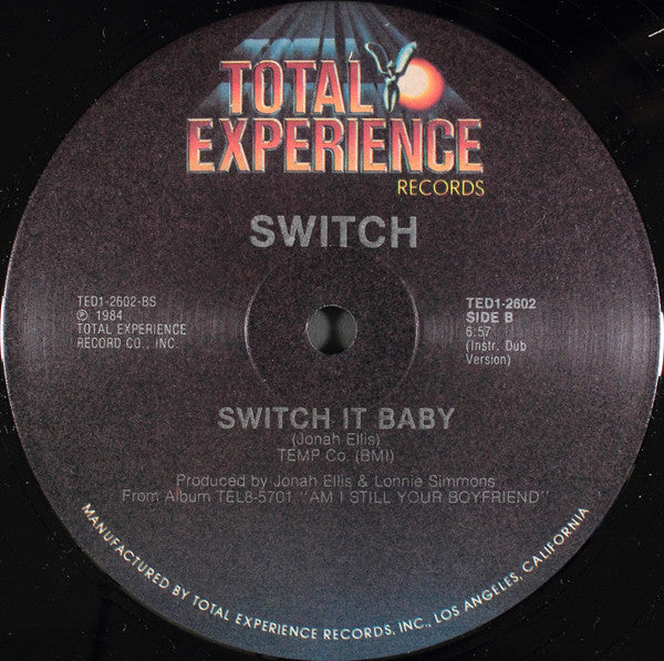12" Single: Switch - Switch It Baby