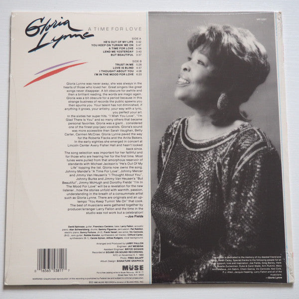Gloria Lynne - A Time For Love
