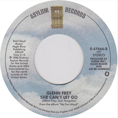 7" Single: Glenn Frey - I Found Somebody / She Can't Let Go