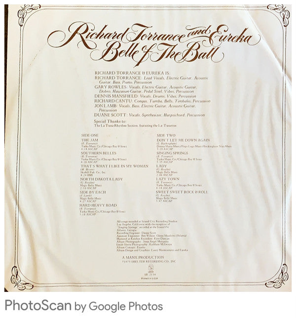 Richard Torrance, Eureka - Belle Of The Ball