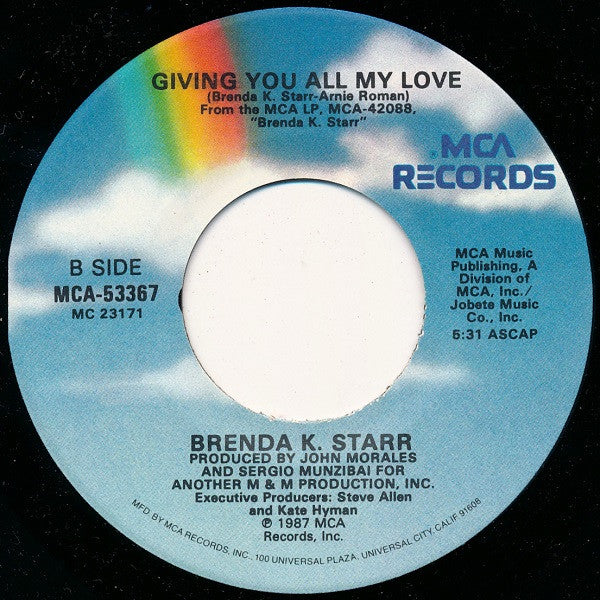 7" Single: Brenda K. Starr - What You See Is What You Get
