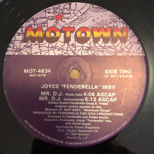 12" Single: Joyce "Fenderella" Irby - Mr. D.J.