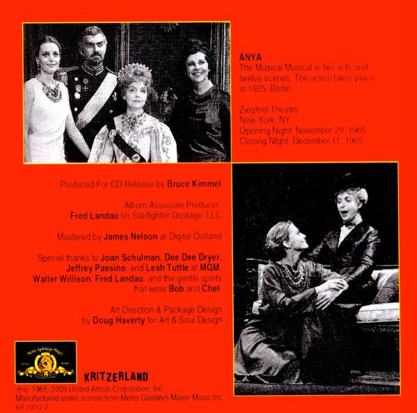 Various - Anya: The Musical Musical (Original Broadway Cast Recording)