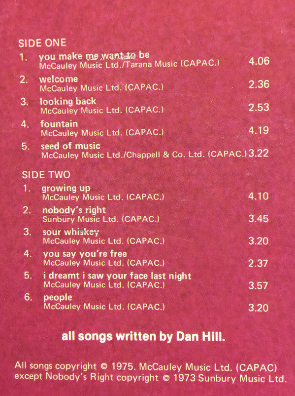 Dan Hill - Dan Hill