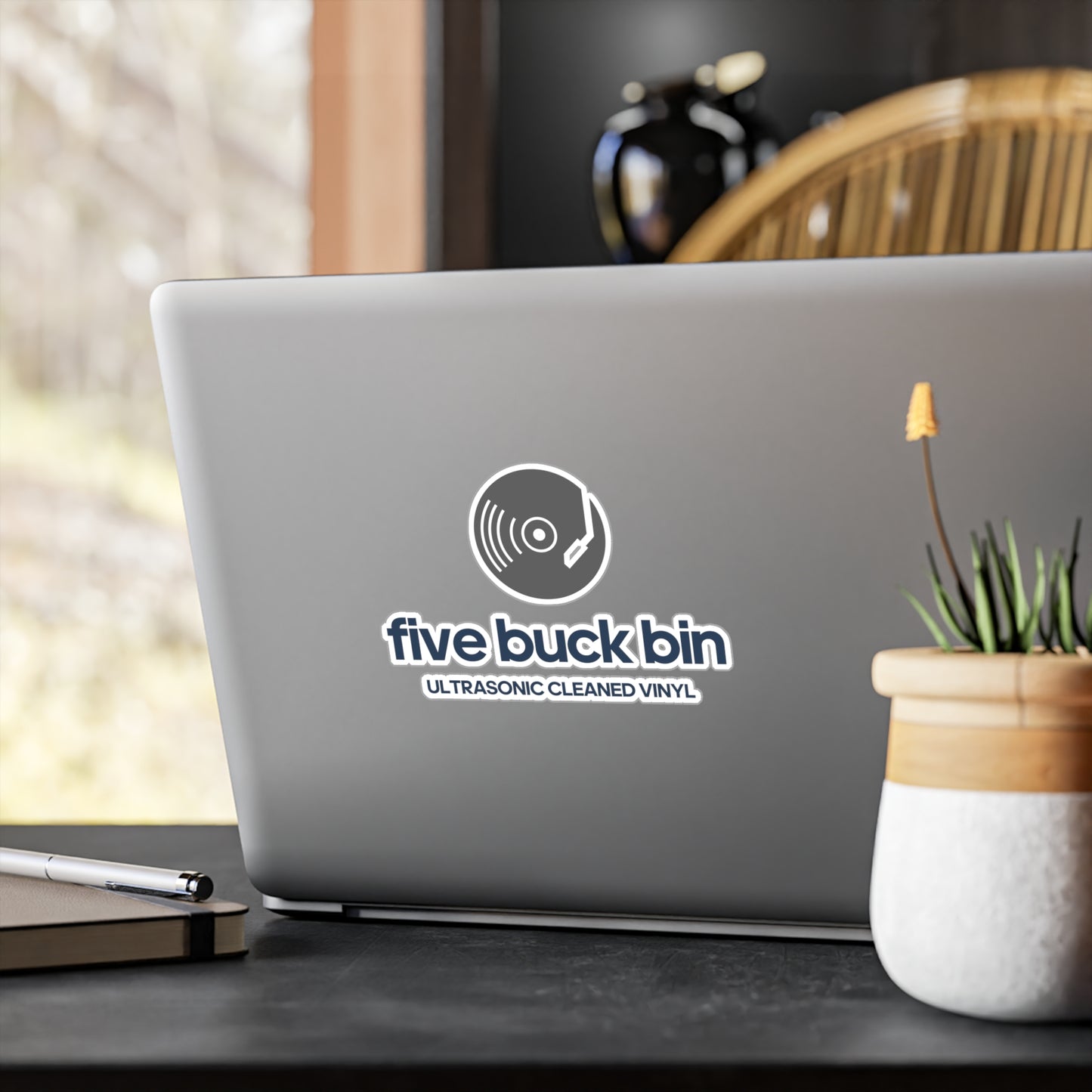 Five Buck Bin Vinyl Decal