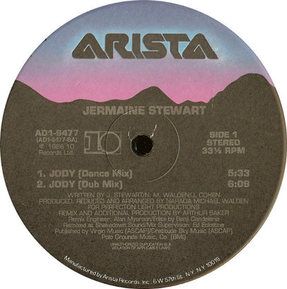12" Single: Jermaine Stewart - Jody