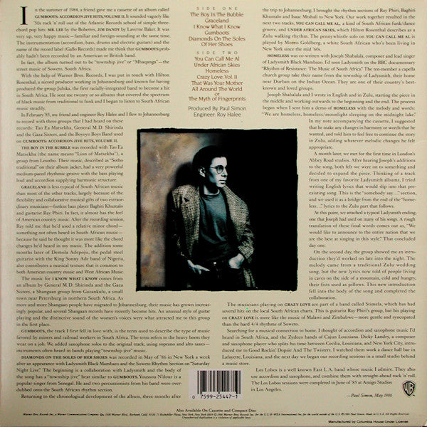 Graceland - secondary