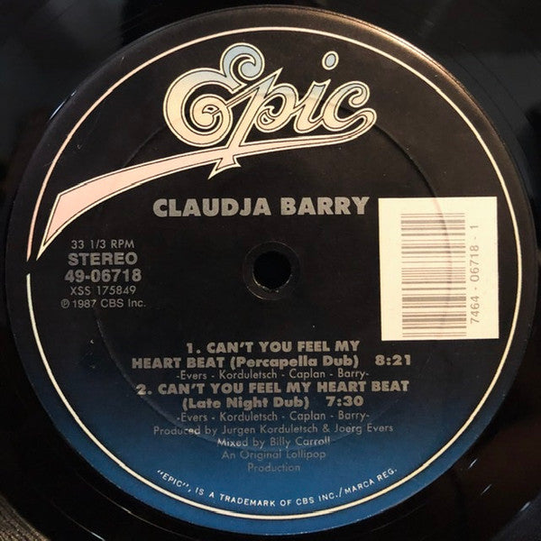 12": Claudja Barry - Can't You Feel My Heart Beat