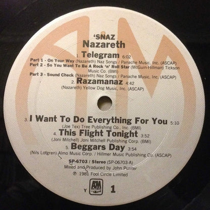Nazareth - 'Snaz