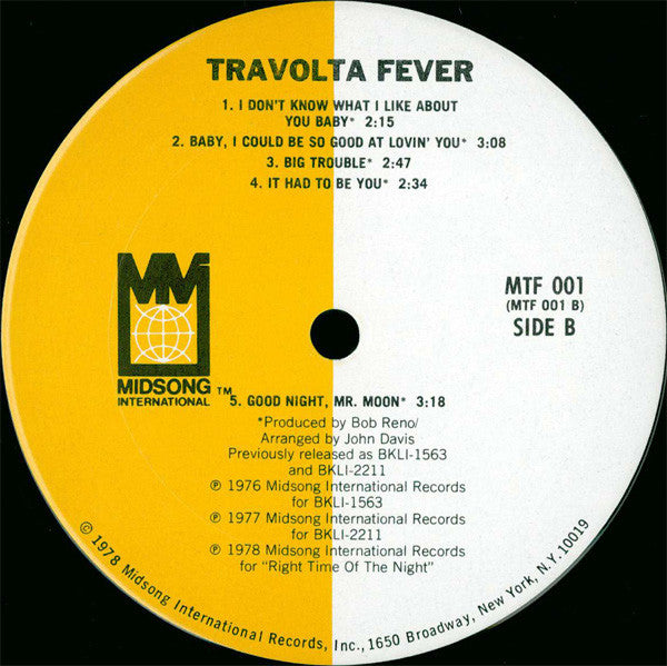 Travolta Fever - secondary