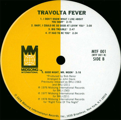 Travolta Fever - secondary