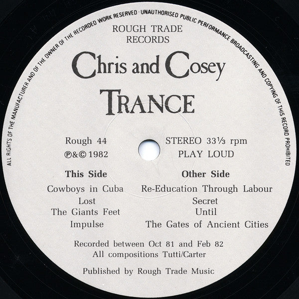 Chris & Cosey, CTI - Trance