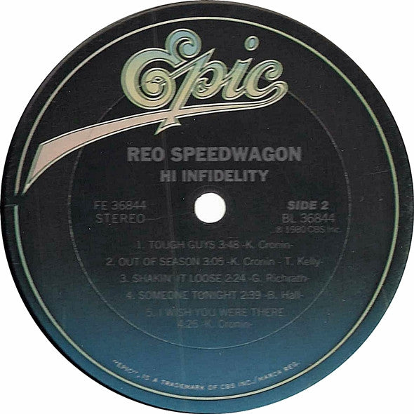 Hi Infidelity - secondary