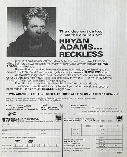 Bryan Adams - Reckless