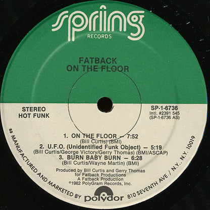On The Floor With Fatback - secondary