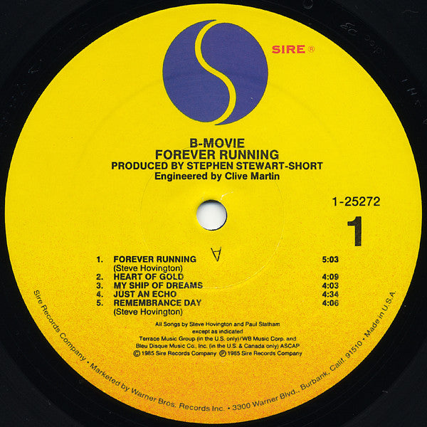 B-Movie - Forever Running