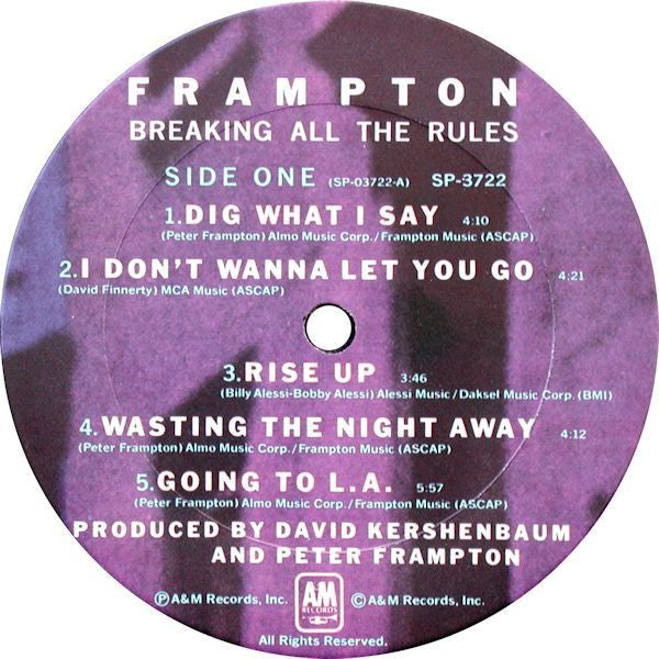 Peter Frampton - Breaking All The Rules
