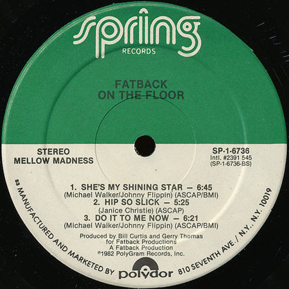 On The Floor With Fatback - secondary