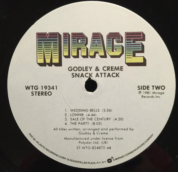 Godley & Creme - Snack Attack