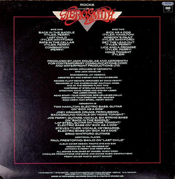 Aerosmith - "Rocks"