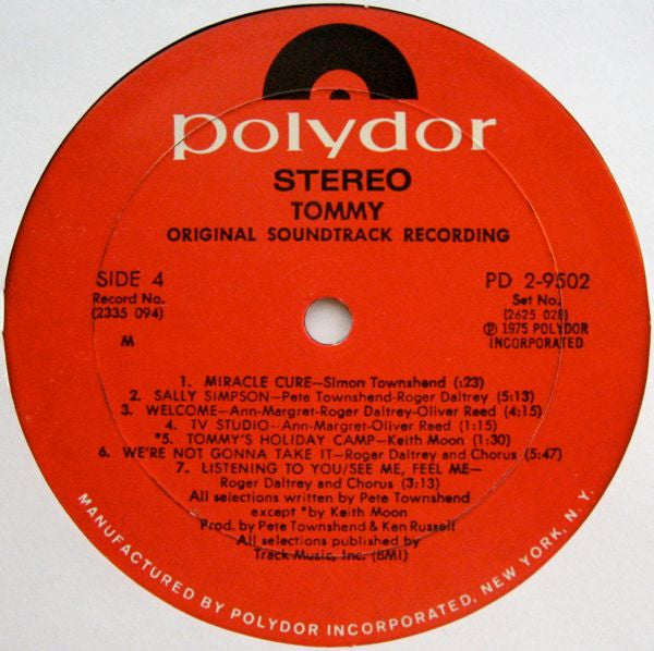 Tommy (Original Soundtrack Recording) - secondary