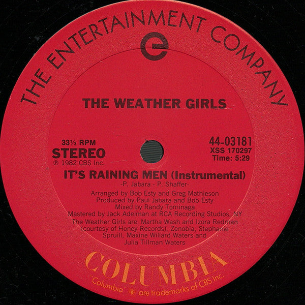 It's Raining Men - secondary