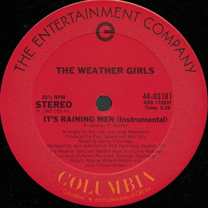 It's Raining Men - secondary
