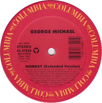12" Single: George Michael - Monkey