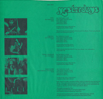 Yesterdays - secondary