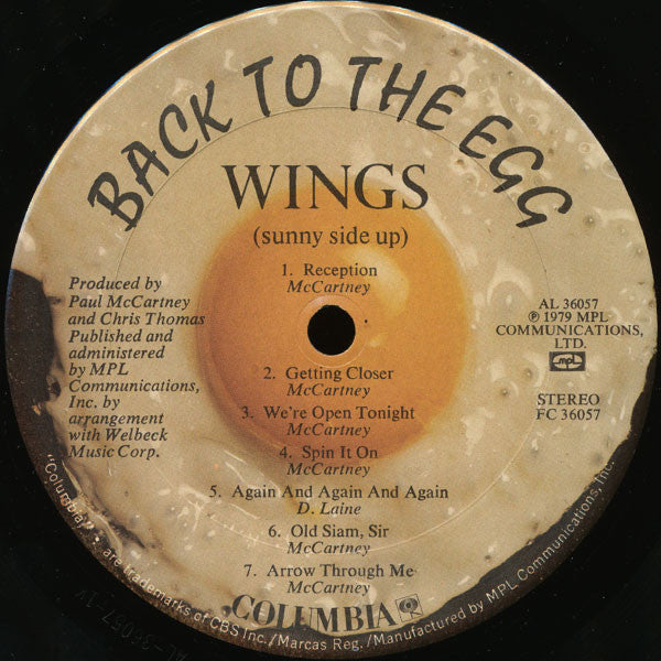 Back To The Egg - secondary