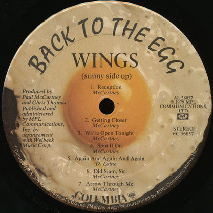Back To The Egg - secondary