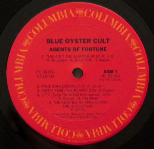 Blue Öyster Cult - Agents Of Fortune