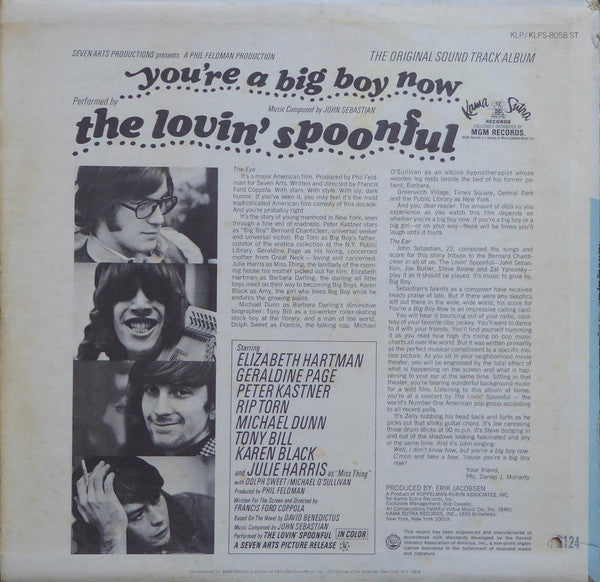 You're A Big Boy Now - The Original Sound Track Album - secondary