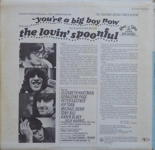 You're A Big Boy Now - The Original Sound Track Album - secondary