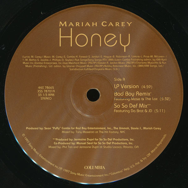 LP: Mariah Carey - Honey