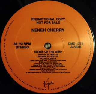 12" Single: Neneh Cherry - Kisses On The Wind