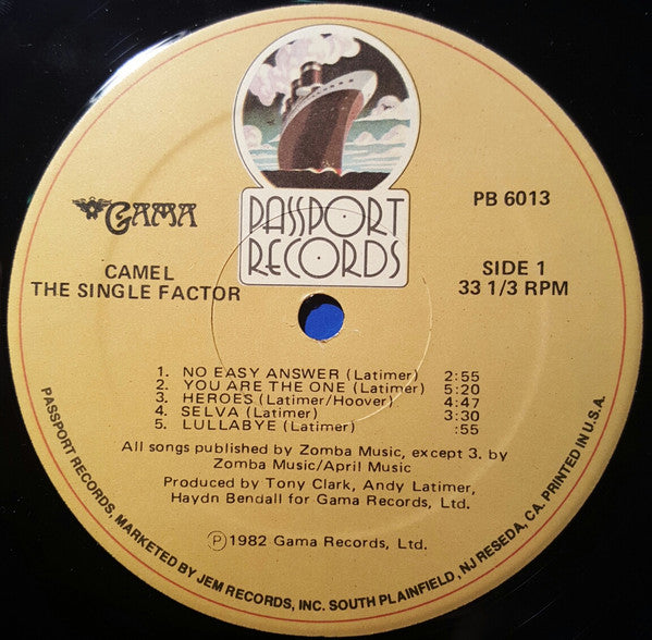 Camel - The Single Factor