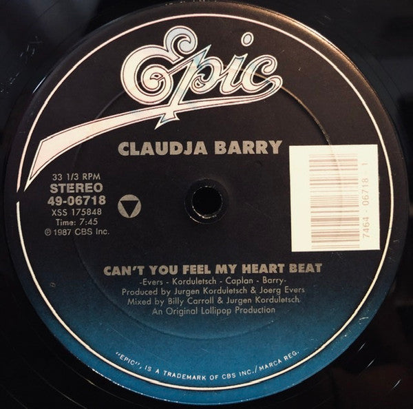 12": Claudja Barry - Can't You Feel My Heart Beat