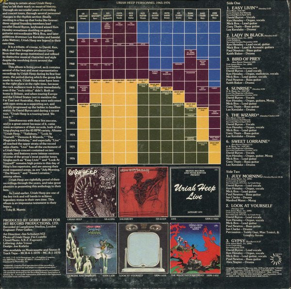 The Best Of Uriah Heep - secondary