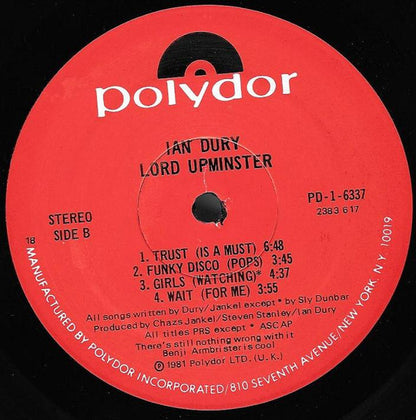 Lord Upminster - secondary