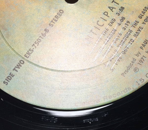Anticipation - secondary
