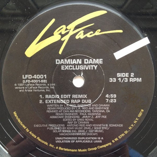 Exclusivity - secondary