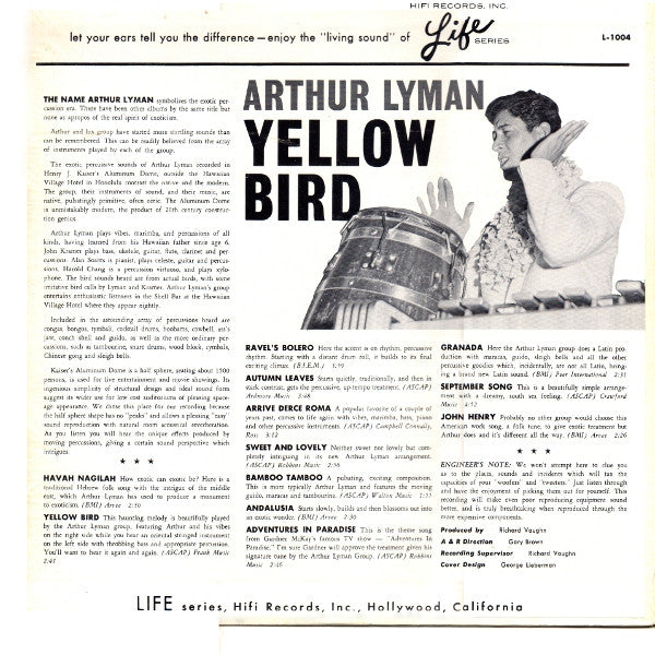 Yellow Bird - secondary